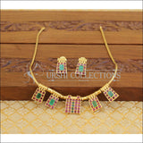 Designer Kempu necklace set M1052 - Necklace Set