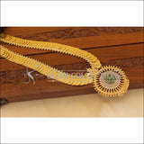Designer Kerala style gold plated temple long necklace M974 - Necklace Set