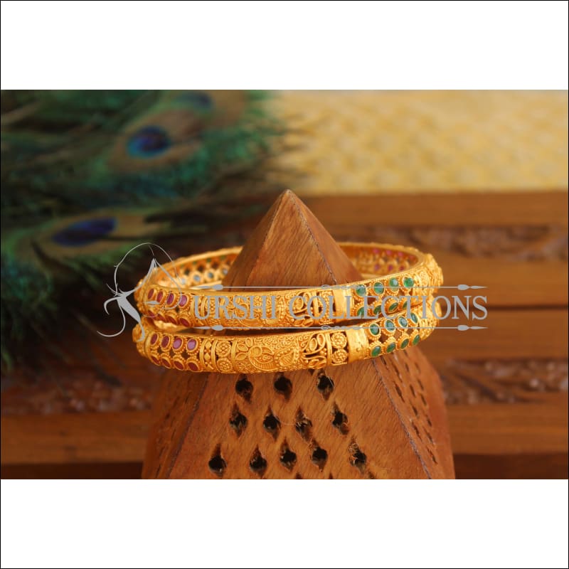 Designer Matte Finish Bangles M1806 - 2.8 - Bangles