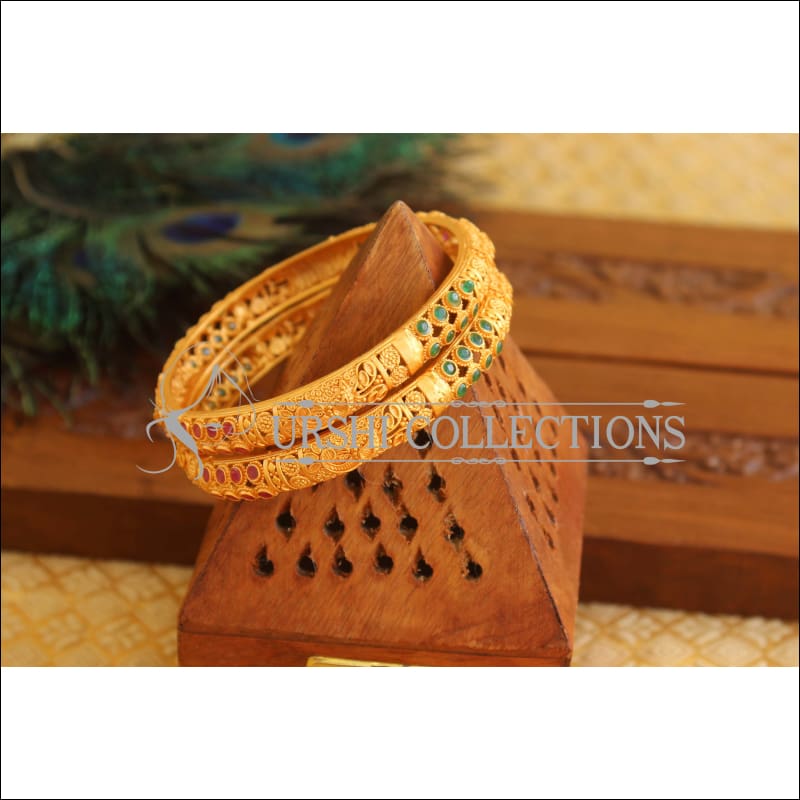 Designer Matte Finish Bangles M1806 - 2.8 - Bangles