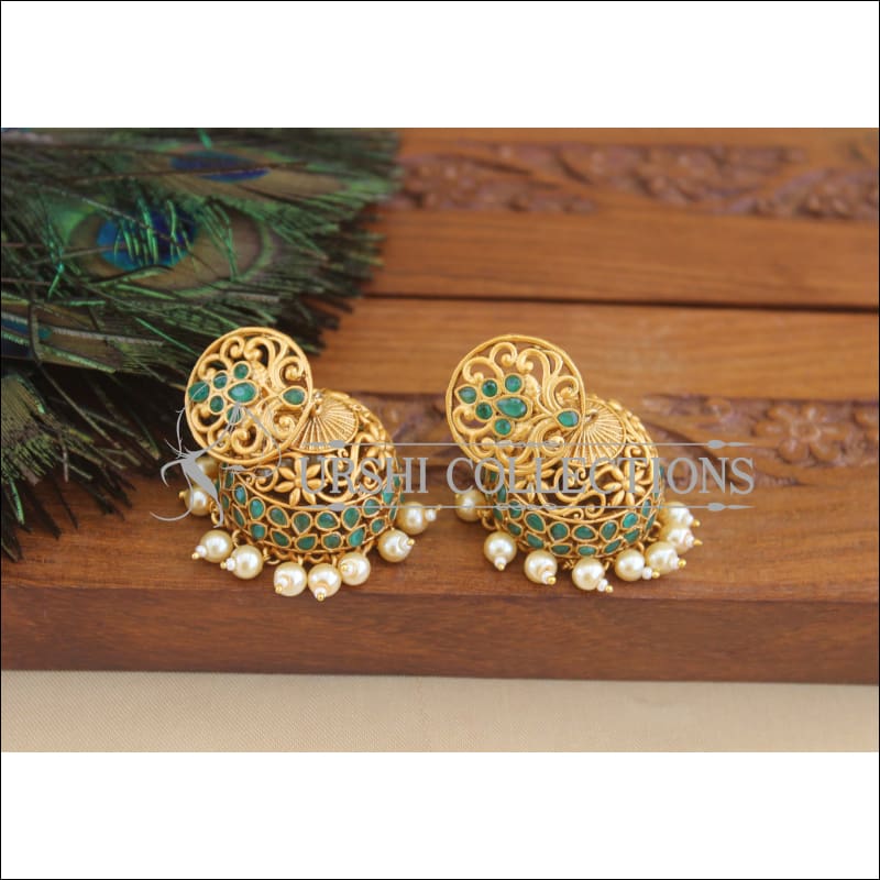 Designer Matte Finish Earrings M2876 - EARRINGS