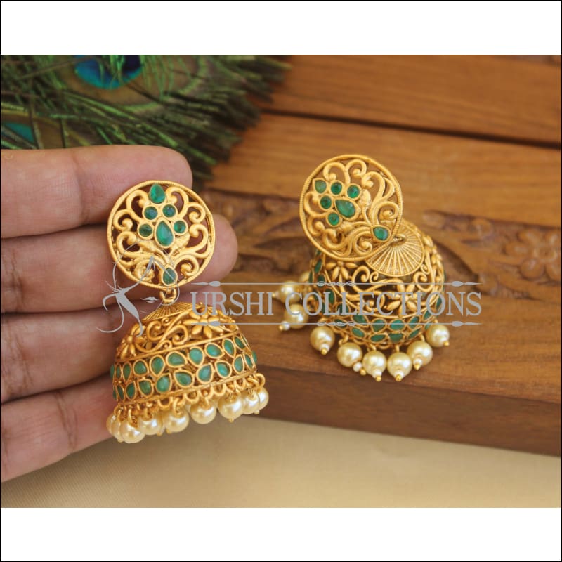 Designer Matte Finish Earrings M2876 - EARRINGS