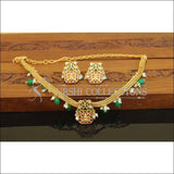 Designer matte finish necklace set M1036 - Necklace Set
