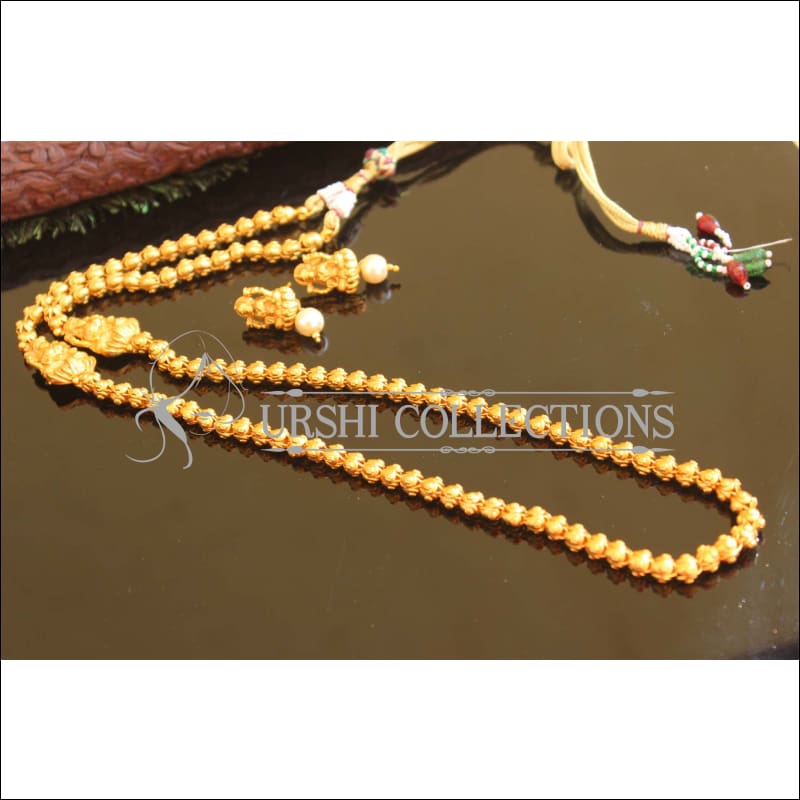 Designer matte finish necklace set M709 - Necklace Set