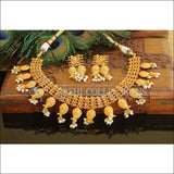 Designer matte finish necklace set M726 - Necklace Set