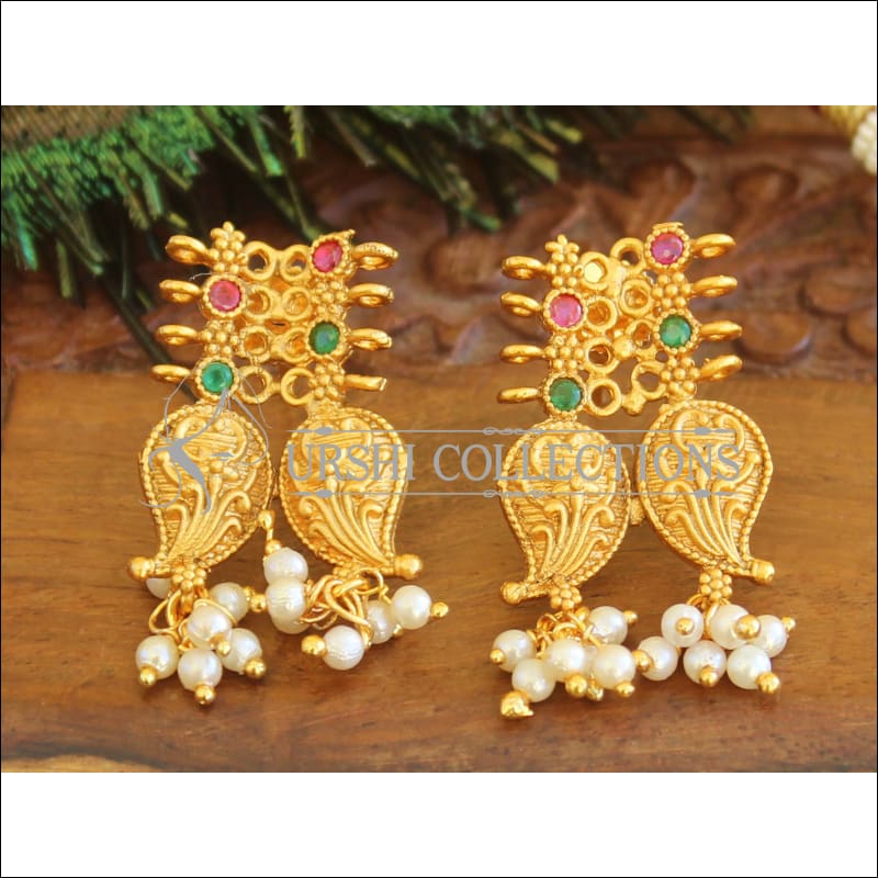 Designer matte finish necklace set M726 - Necklace Set