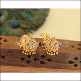 Designer Matte Finish Peacock Earrings M2827 - EARRINGS