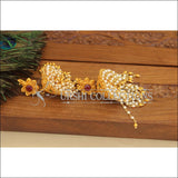 Designer matte Finish Pearl Earrings M2886 - EARRINGS