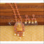 Designer Matte Finish Temple Necklace Set M2061