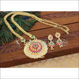 Designer Micro Gold Plated kemp Necklace Set M862 - Necklace Set