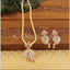 Designer micro gold plated mango necklace M707
