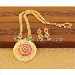 Designer Micro Gold Plated Necklace Set M861 - Necklace Set
