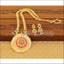 Designer Micro Gold Plated Necklace Set M861