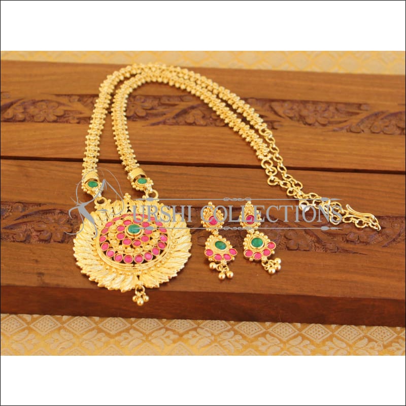Designer Micro Gold Plated Necklace Set M861 - Necklace Set