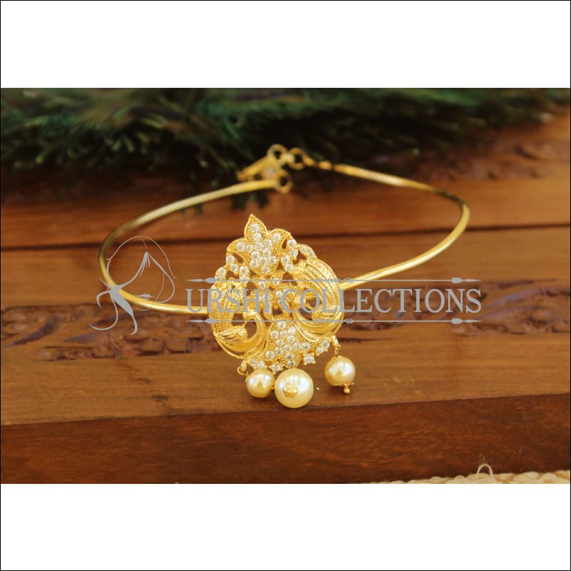 Designer Peacock CZ Armlet M917 - BAJU BAND