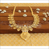 Designer peacock Kerala traditional necklace M833 - Necklace Set