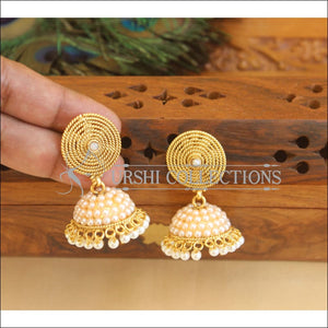 Designer Pearl Earrings M2866 - EARRINGS