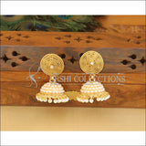 Designer Pearl Earrings M2866 - EARRINGS