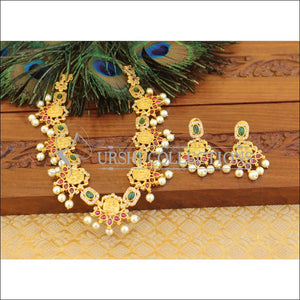 Designer Ramparivar Temple necklace set M755 - Necklace Set