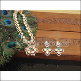 Designer Real Pure Brass Kundan Necklace Set M3004 - Necklace Set