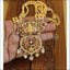 Designer Temple Gold plated layer necklace M701