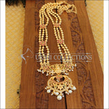Designer Temple gold plated layer necklace M702 - Necklace Set