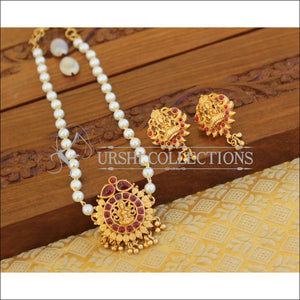 Designer Temple pendant set M661 - Pendant Set