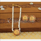 Designer Temple pendant set M666 - multi - Pendant Set