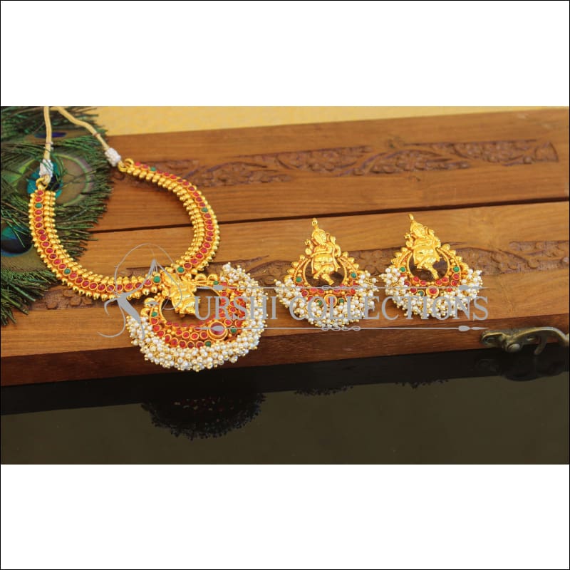 Geru Polish Ganesha Necklace Set M2425 - Necklace Set