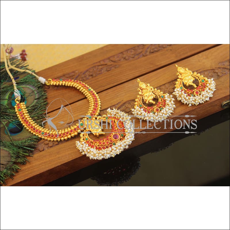 Geru Polish Ganesha Necklace Set M2425 - Necklace Set