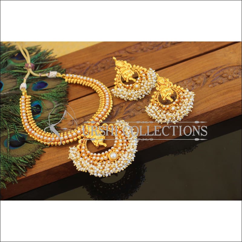 Geru Polish Ganesha Necklace Set M2426 - Necklace Set