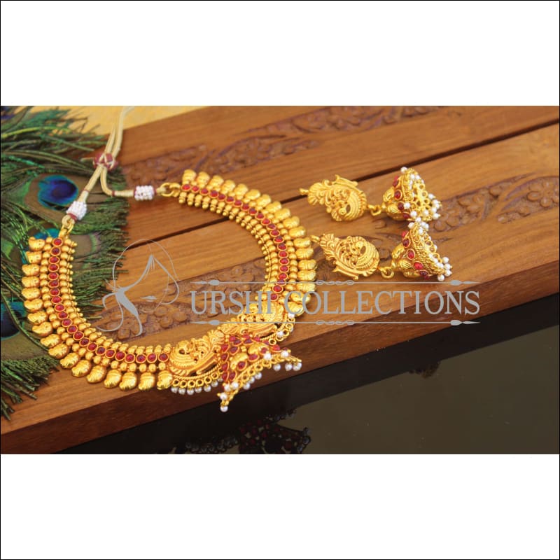 Geru Polish Peacock Necklace Set M2428 - Necklace Set