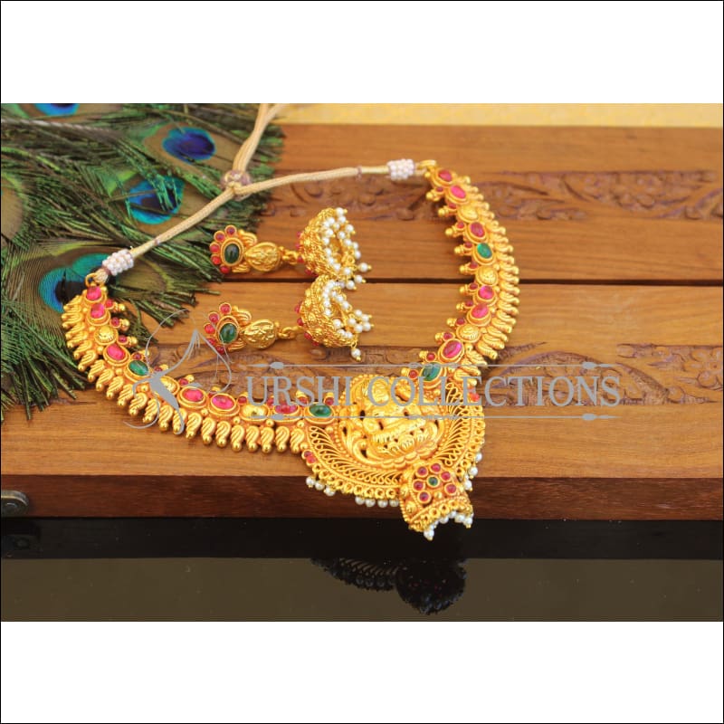 Geru Polish Temple Necklace Set M2419 - Necklace Set