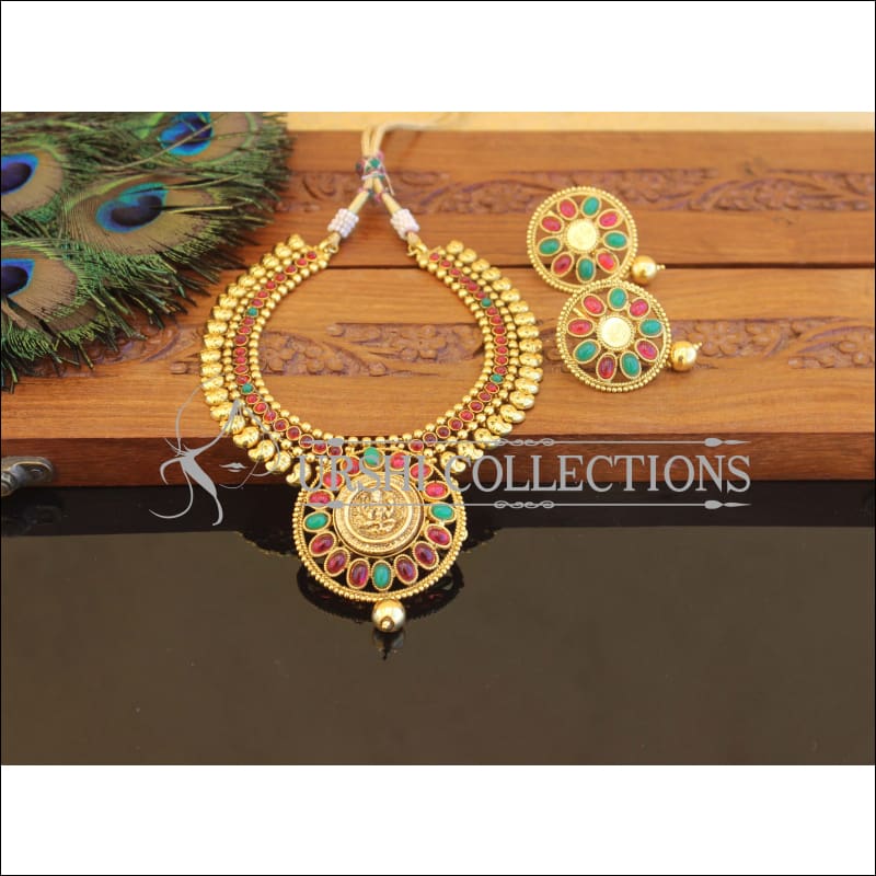 Geru Polish Temple Necklace Set M2421 - Necklace Set