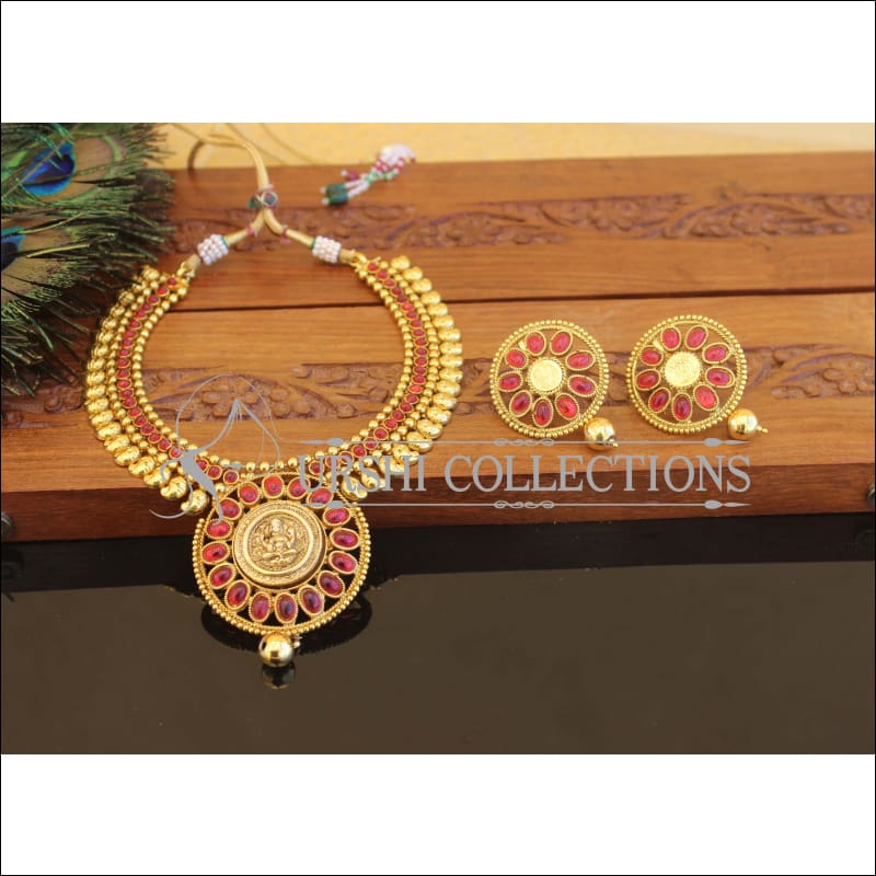 Geru Polish Temple Necklace Set M2422 - Necklace Set