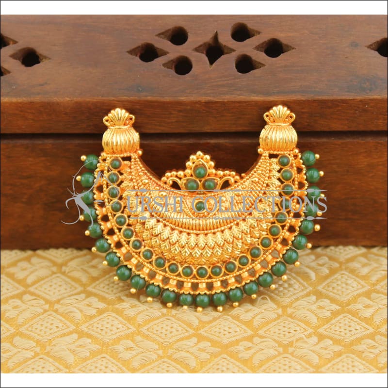 Gheru polish gold plated pendant M1044 - Pendant Set