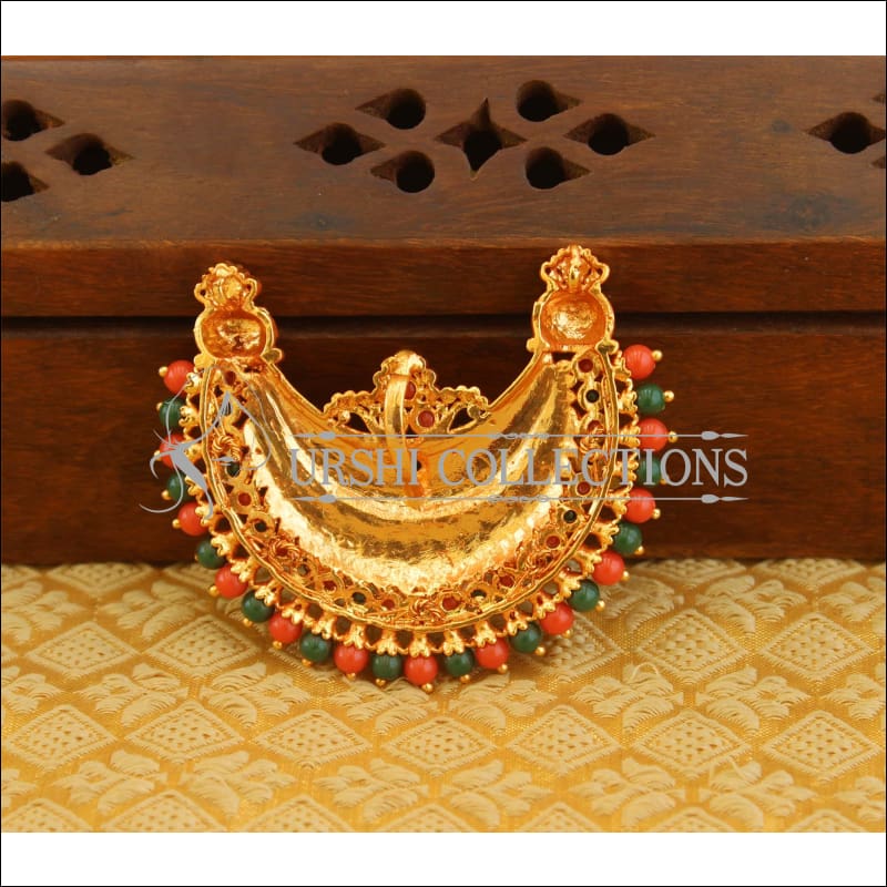 Gheru polish gold plated pendant M1046 - Pendant Set