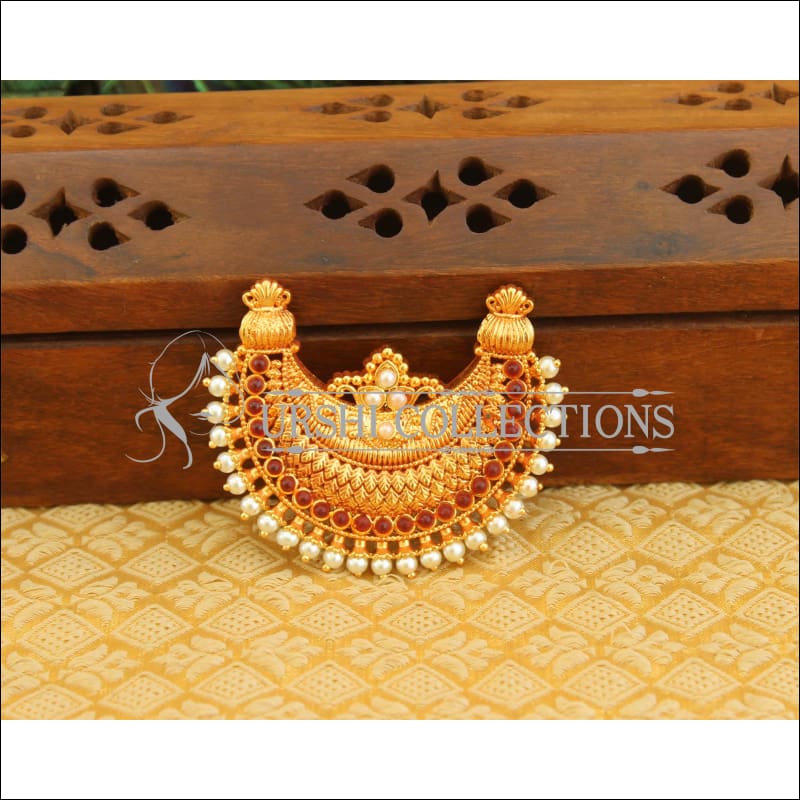 Gheru polish gold plated pendant M1047 - Pendant Set