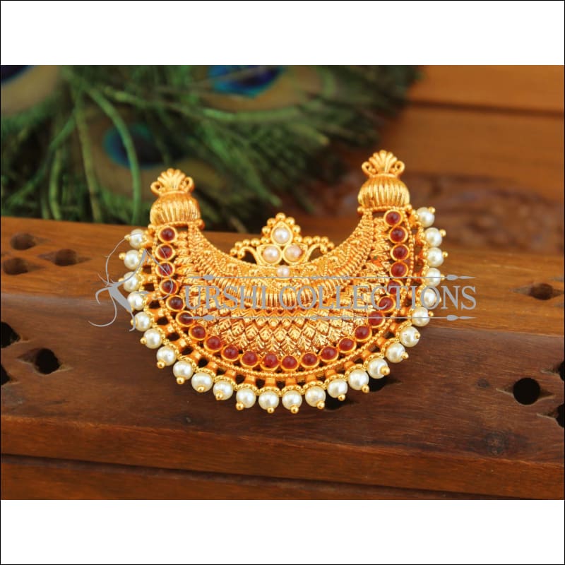 Gheru polish gold plated pendant M1047 - Pendant Set