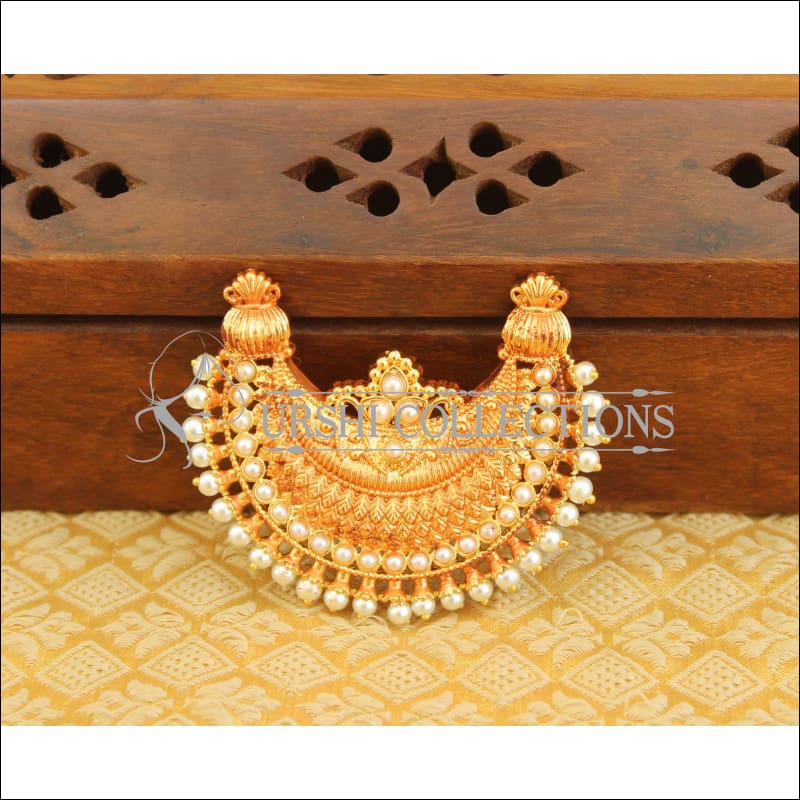 Gheru polish gold plated pendant M1048 - Pendant Set