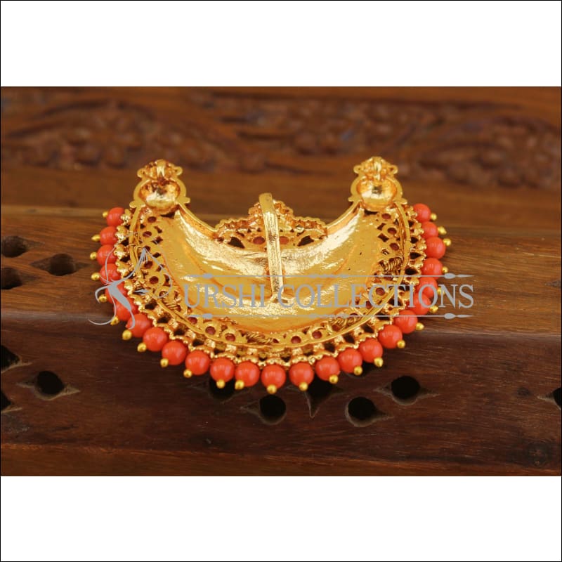 Gheru polish gold plated pendant M1049 - Pendant Set