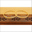 Gold plated bangles M779