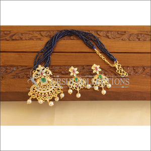 Gold Plated Beads Necklace Set M1857 - Necklace Set