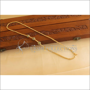 Gold Plated CZ Moppu Chain M1924 - Necklace Set