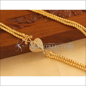 Gold Plated CZ Moppu Chain M1926 - Necklace Set