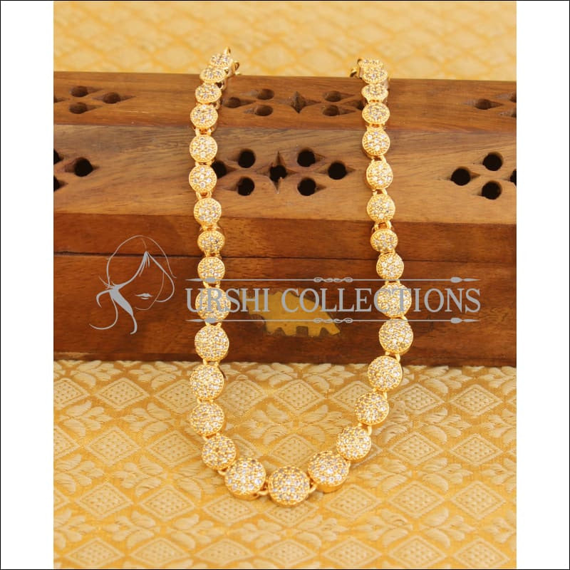 Gold plated CZ Necklace M259 - Necklace Set
