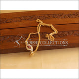 Gold Plated CZ Peacock Moppu Chain M1927 - Necklace Set