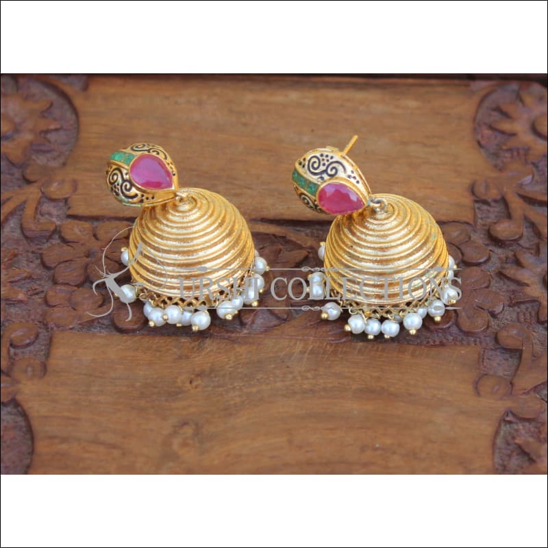 Gold plated earrings M847 - Earrings