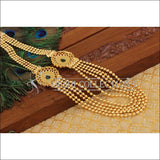 Gold plated kempu necklace M877 - Necklace Set