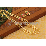 Gold plated kempu necklace M885 - MULTY - Necklace Set